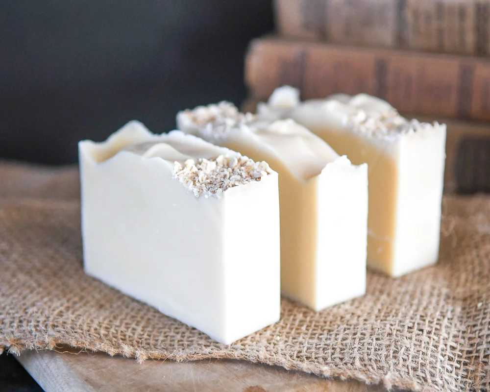 San Clemente Island oatmeal milk and honey goat milk soap